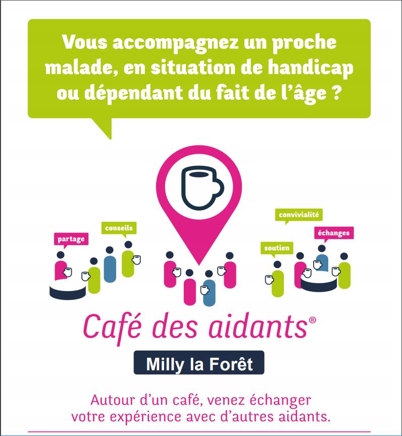 Le Café des aidants à Milly affiche